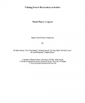 Valuing Forest Recreation Activities 2006: Final Phase 2 Report